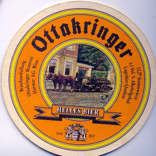Alter bierdeckel aus wien - wien,