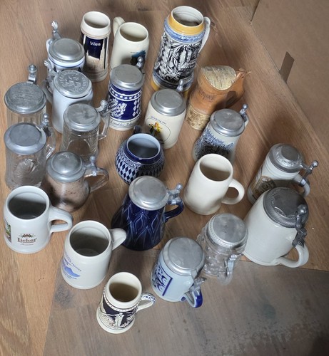 Sammlung alter bierkrüge - alter, mit