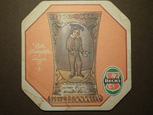 Bierdeckel beck ranftbecher - beck's,,