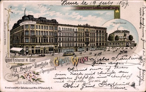 Litho wien innere stadt - wien,