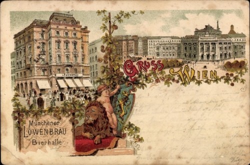 Litho wien münchener - litho, wien,