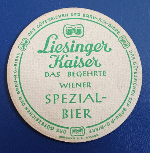 Bierdeckel brauerei liesinger - bierdeckel,