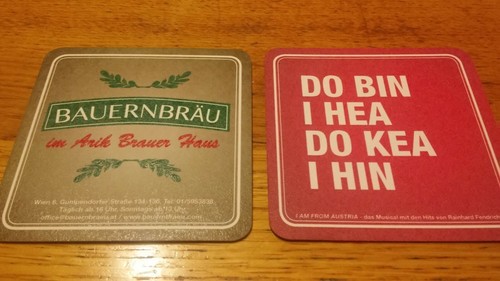 Sehr selten bierdeckel - selten:,